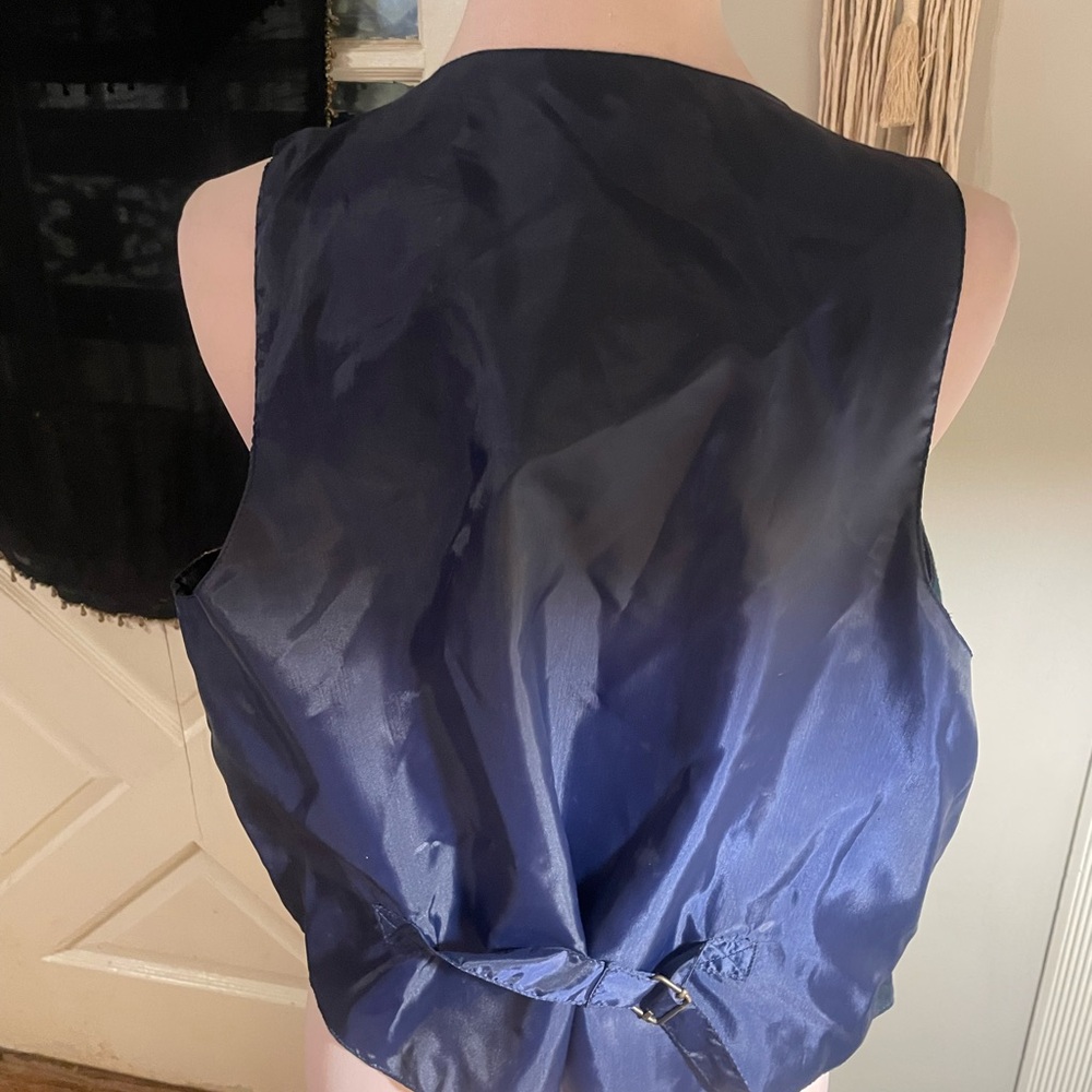 1990’s Leather Patchwork Multicolor Vest For Women - image 3